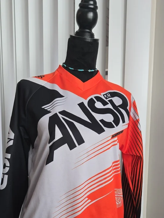 NSR Youth Orange, White & Black Motocross Jersey - Picture 1 of 5